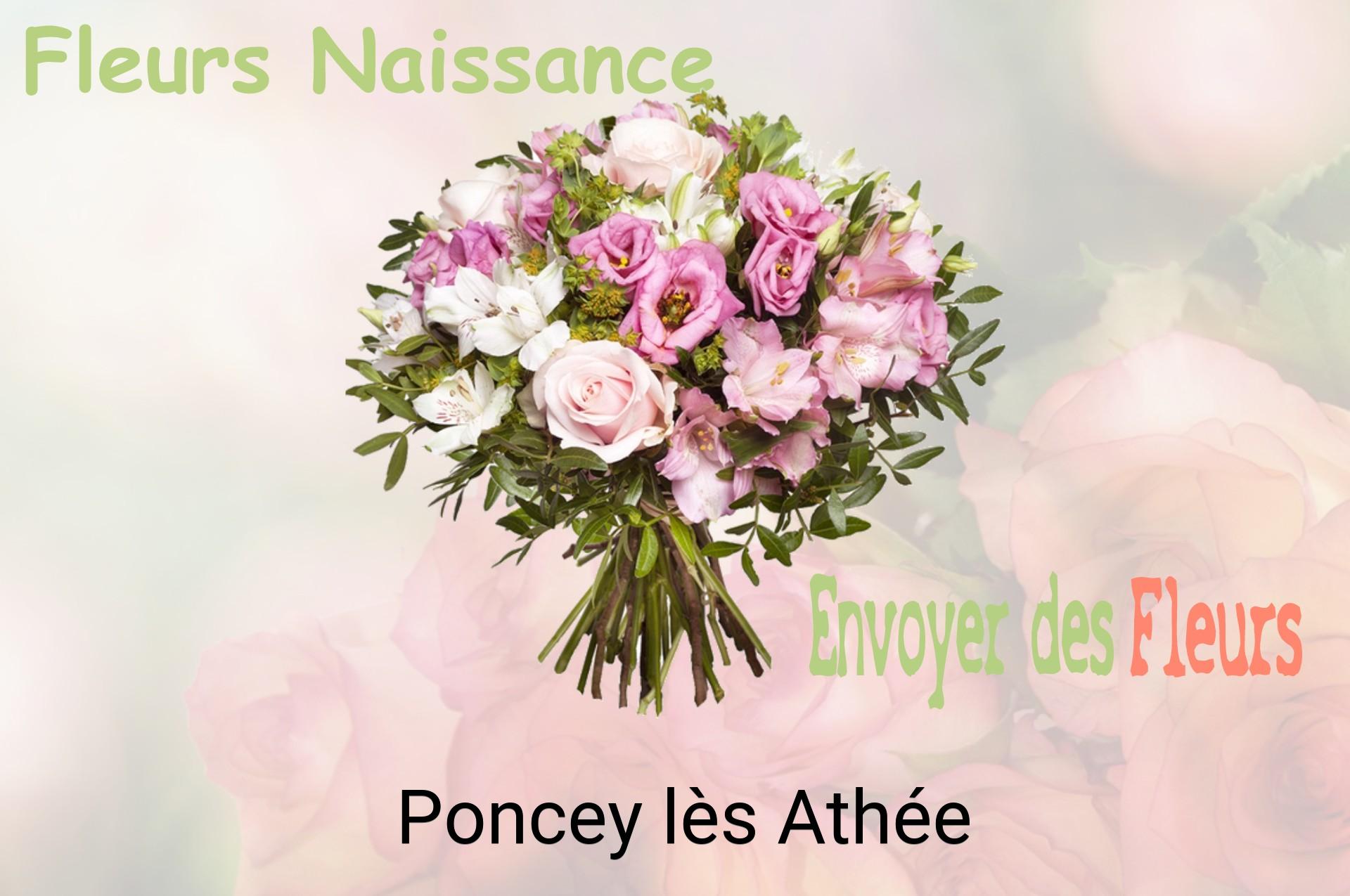 Bouquet de fleurs de naissance livré à Poncey-lès-Athée